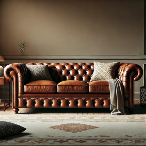 Vintage Elegance Chesterfield Sofa