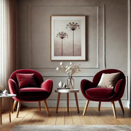 velvet coffee set