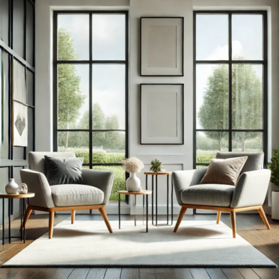 Gray Elegance Coffee Lounge Set