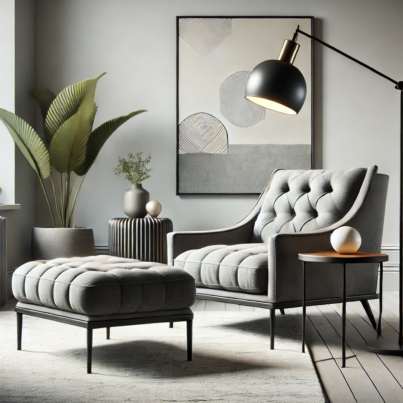 Modern Luxe Tufted Coffee Lounge Set