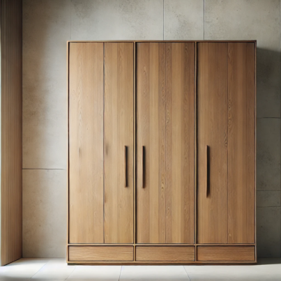 Elegant Modern Wooden Wardrobe