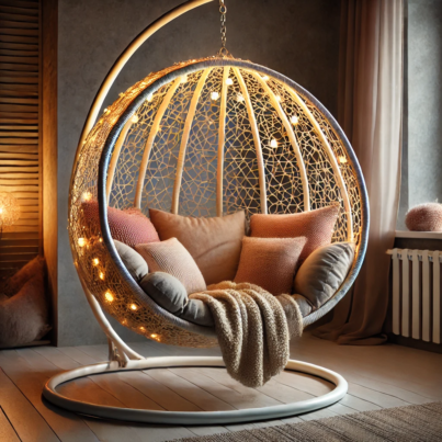 Luxury Rattan Hanging Egg Chair