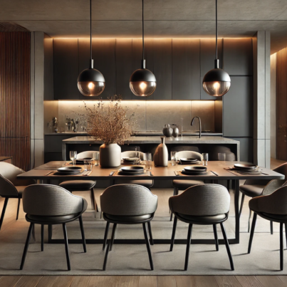 Modern Elegance Dining Table Set